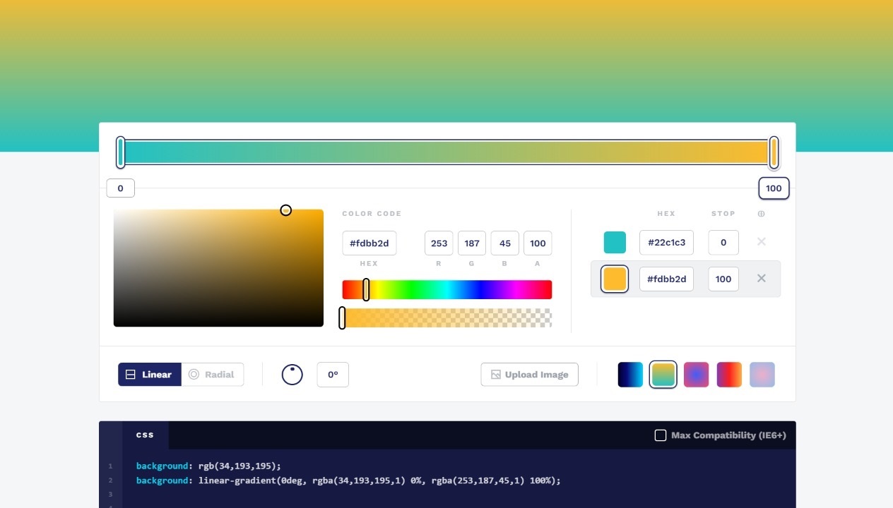 Gradient Color Picker